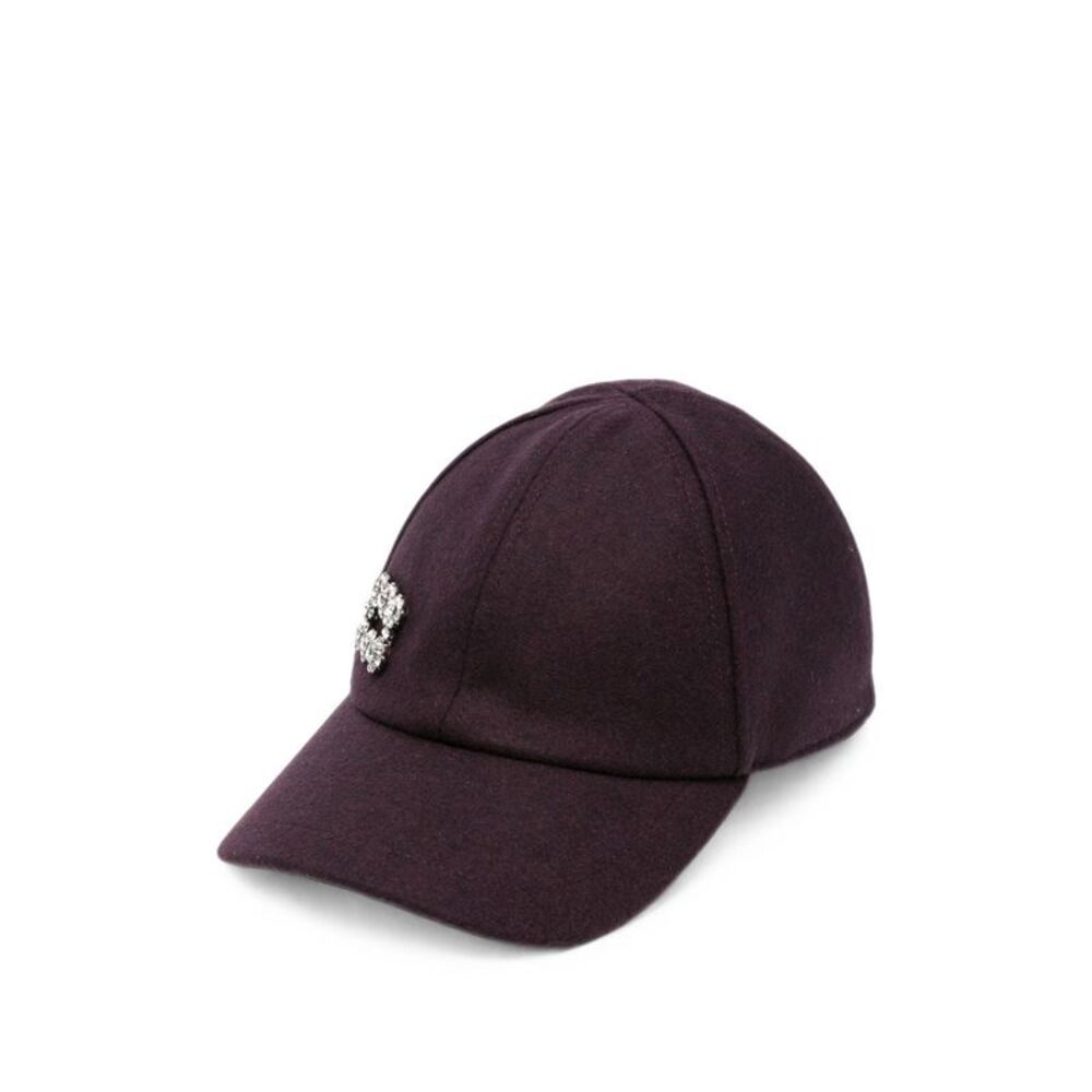 Roger Vivier Women Rv Flower Strass Baseball Cap